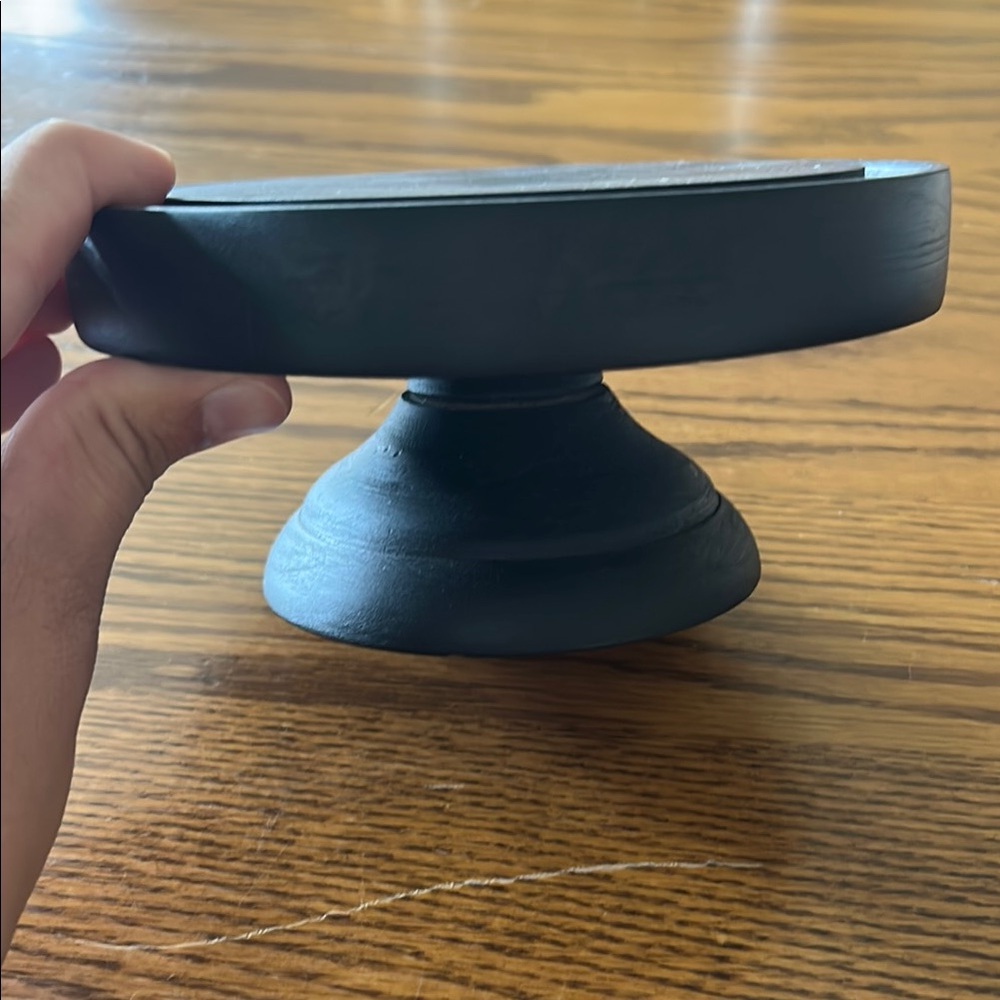 SMALL Glass Dome with Black Base - Picture 4 of 7